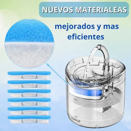 BEBEDERO MASCOTAS TRANSPARENTES